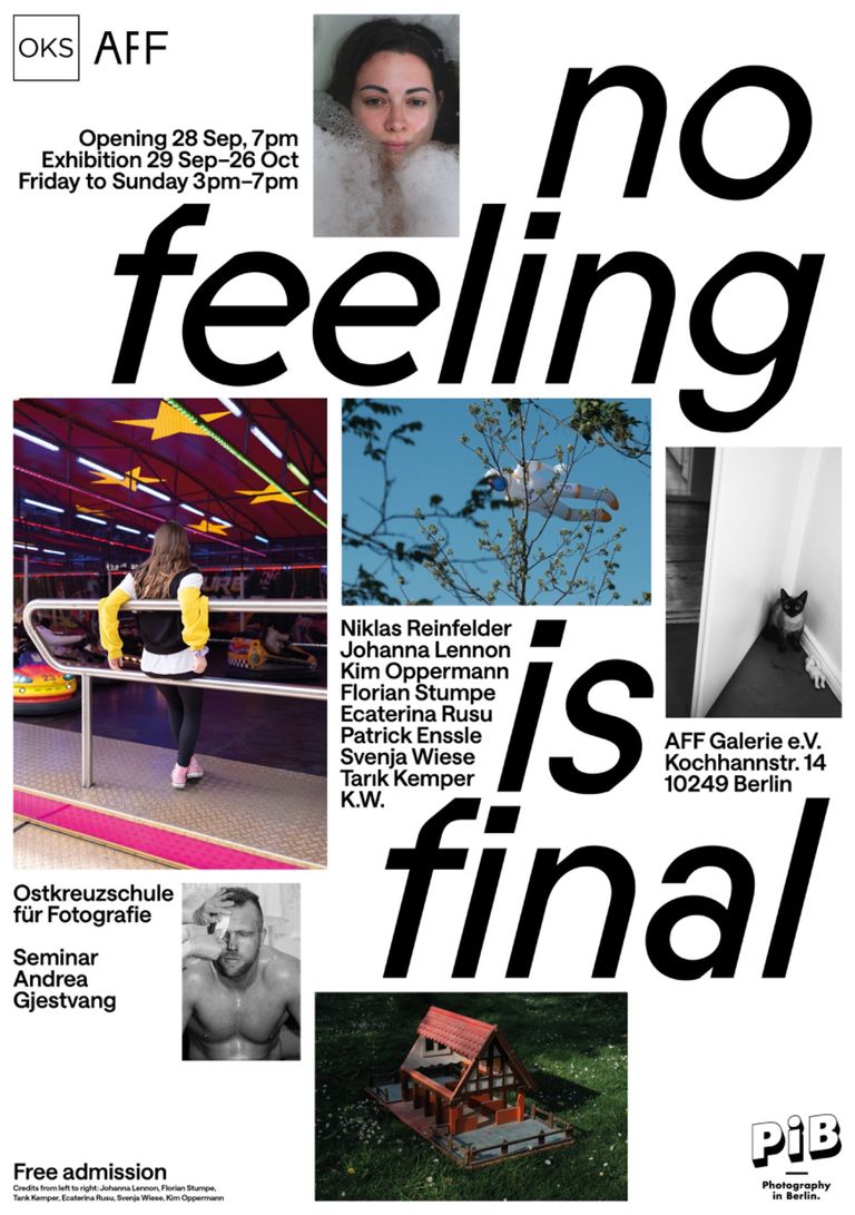 Group exhibition in  AFF-Gallery Berlin  Some pictures of my series"Catch me if you can" will be shown for the first time in AFF Gallery. Opening times: Mo-Fr 3-7pm